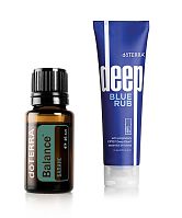 картинка Набор крем Deep Blue и смесь масел Balans Эфирных масел doTERRA от интернет магазина doTERRA.moscow