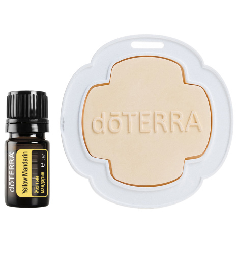 картинка Yellow Mandarin 5 ml w/ Ceramic Ornament / Набор «Солнечный день» Эфирные масла doTERRA от интернет магазина doTERRA.moscow