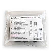 картинка Child Resistant Caps 10-Pack / Защитные крышки с колпачком-капельницей, 10 шт. в упаковке Эфирных масел doTERRA от интернет магазина doTERRA.moscow