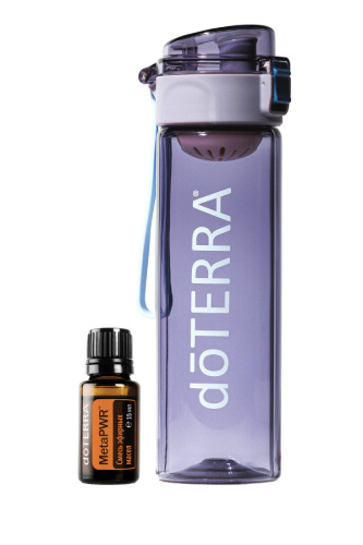картинка Purple Bottle w/ MetaPWR, 15 ml / Набор для активного образа жизни «Солнце в воде» Эфирные масла doTERRA от интернет магазина doTERRA.moscow