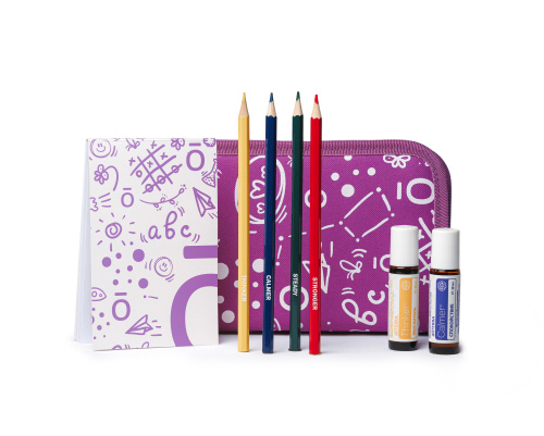 картинка Пенал в наборе с маслами Pencil case w/Thinker and Calmer   Эфирные масла doTERRA от интернет магазина doTERRA.moscow