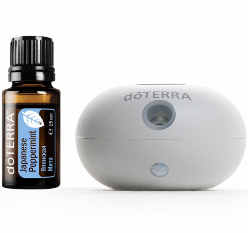 картинка Japanese Peppermint w/ Bubble Stone / Набор «Японский сад»   Эфирные масла doTERRA от интернет магазина doTERRA.moscow